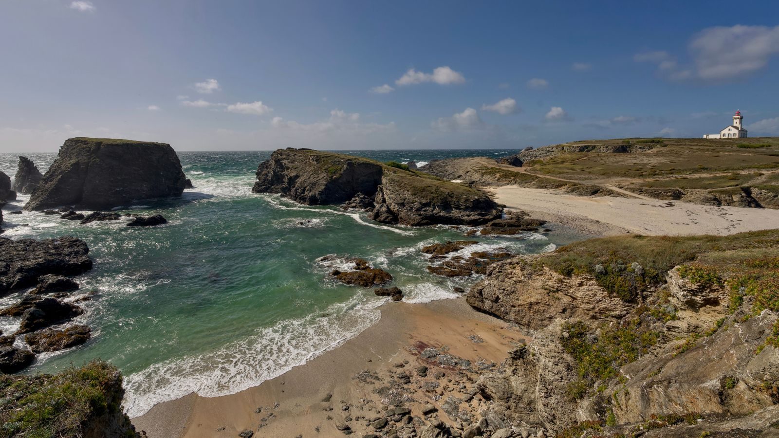 Littoral rocheux en Bretagne
