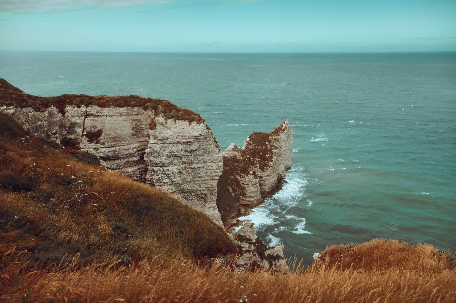 Falaises d’Étretat en Normandie